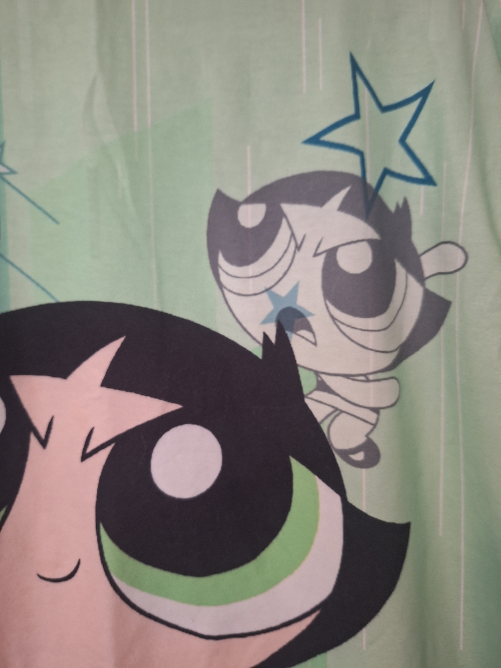 Romwe Powerpuff Girls Buttercup All Over Design Tee - Picture 9 of 10